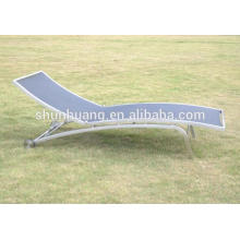 New design beach sling chair aluminum sun lounger outdoor furniture